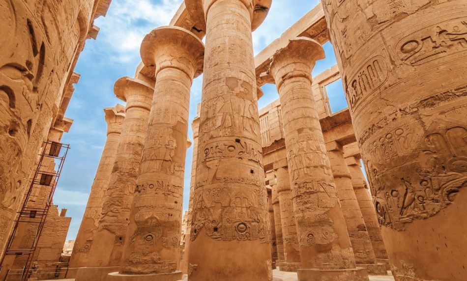 Karnak Tempel, Säulensaal Karnak Tempel, Säulenhalle Karnak Tempel