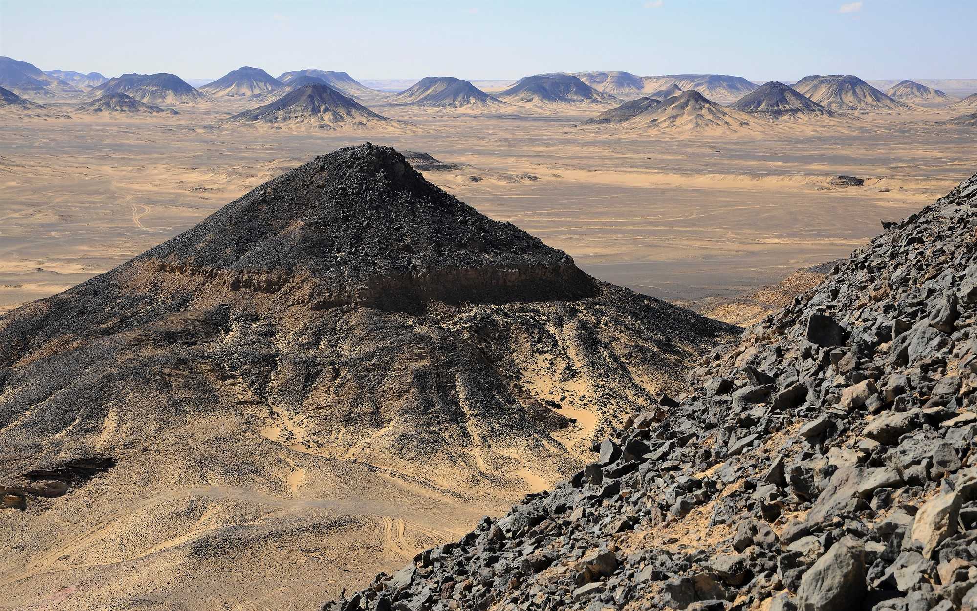 Die Schwarze Wüste bei Bahariyya